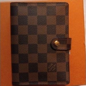 💕LV NWT Damier Ebene Agenda PM